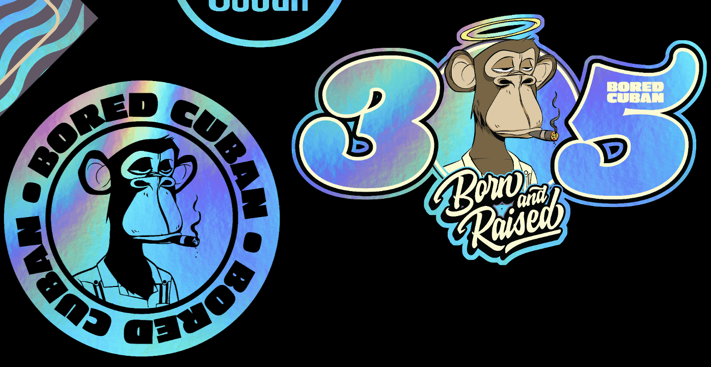 HOLOGRAPHIC STICKER 2 PACK